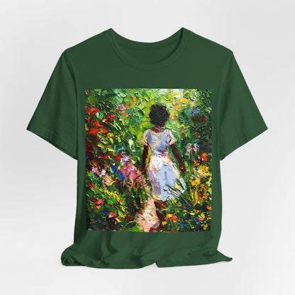 Garden Walk Shirt - Afrocentric Art by The Trini Gee
