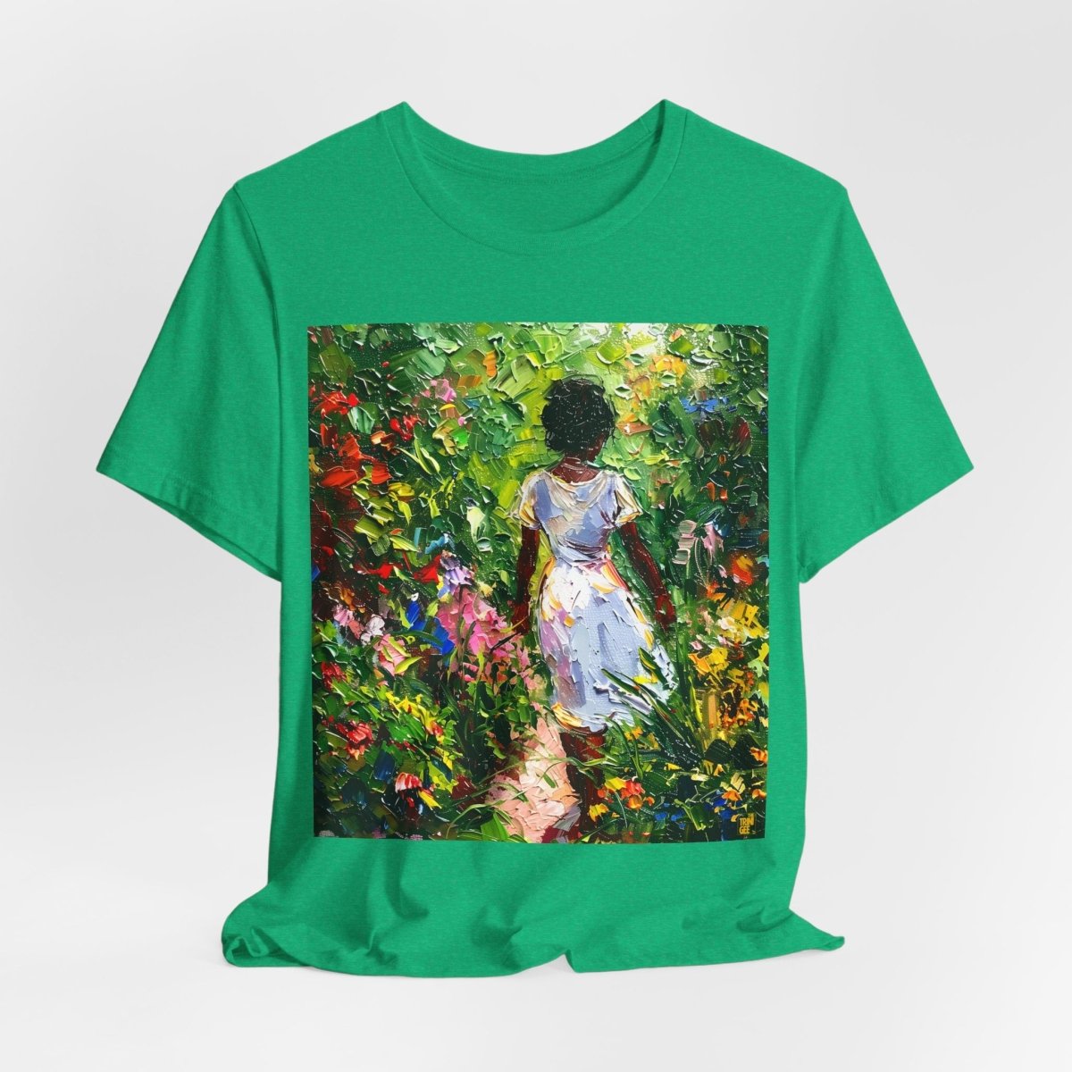 Garden Walk Shirt - Afrocentric Art by The Trini Gee