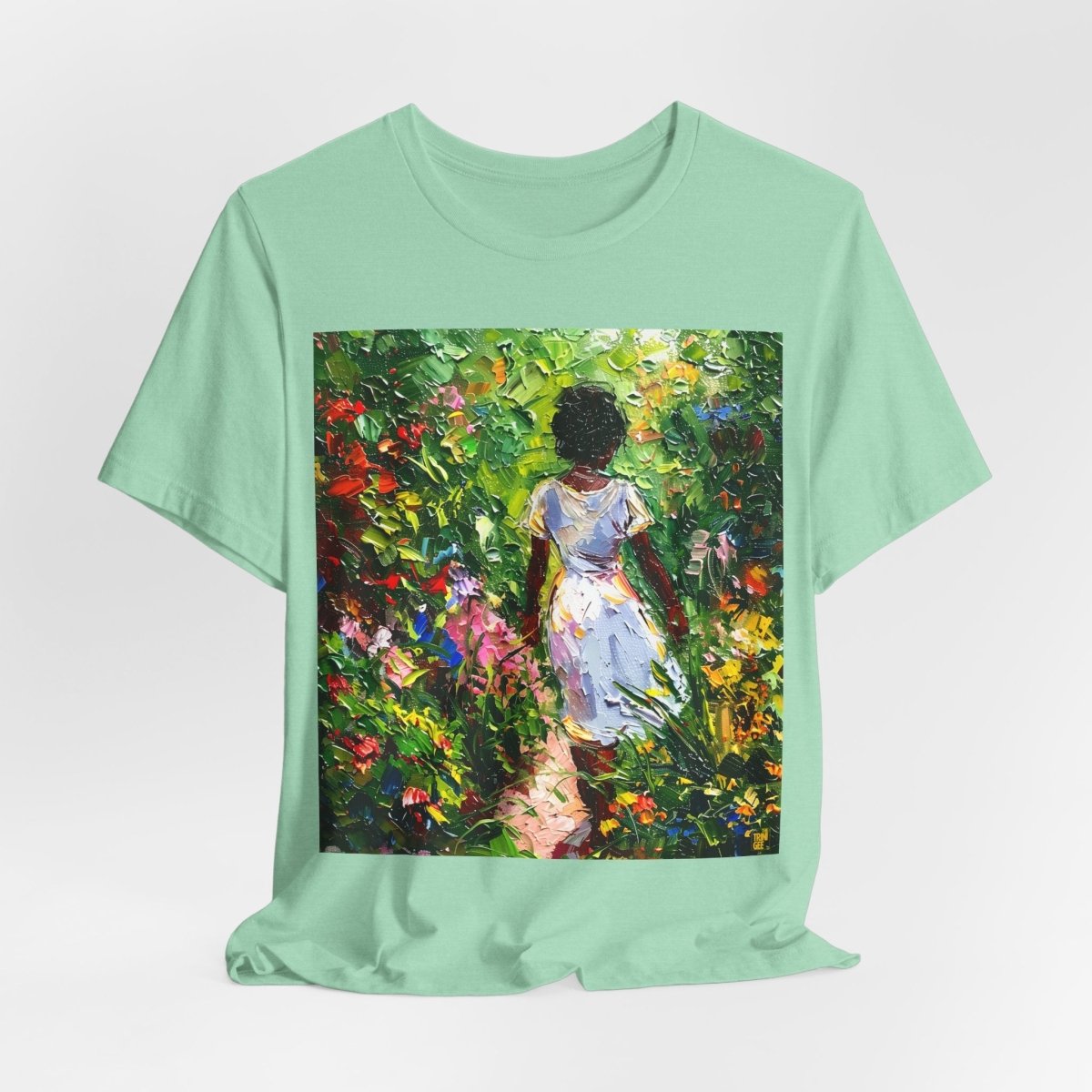 Garden Walk Shirt - Afrocentric Art by The Trini Gee