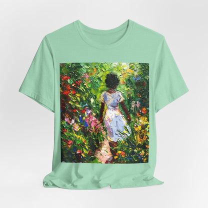 Garden Walk Shirt - Afrocentric Art by The Trini Gee