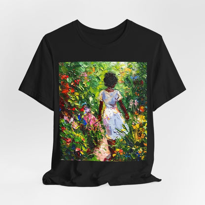 Garden Walk Shirt - Afrocentric Art by The Trini Gee