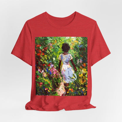 Garden Walk Shirt - Afrocentric Art by The Trini Gee
