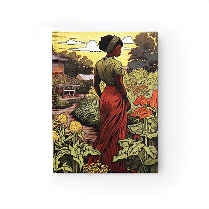 Garden Woman Journal - Afrocentric Art by The Trini Gee