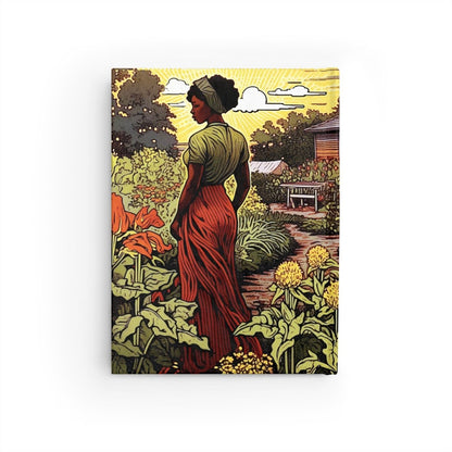Garden Woman Journal - Afrocentric Art by The Trini Gee