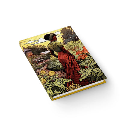 Garden Woman Journal - Afrocentric Art by The Trini Gee