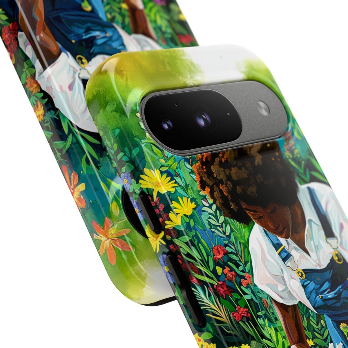 Garden Woman Phone Case - Afrocentric Art by The Trini Gee