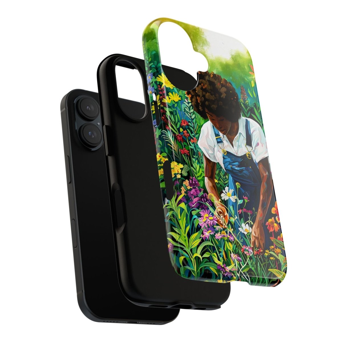 Garden Woman Phone Case - Afrocentric Art by The Trini Gee