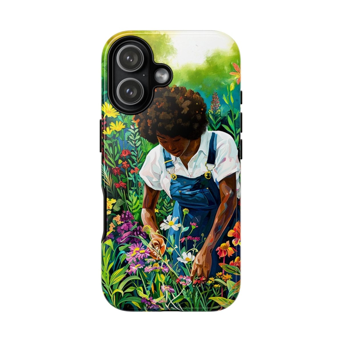 Garden Woman Phone Case - Afrocentric Art by The Trini Gee