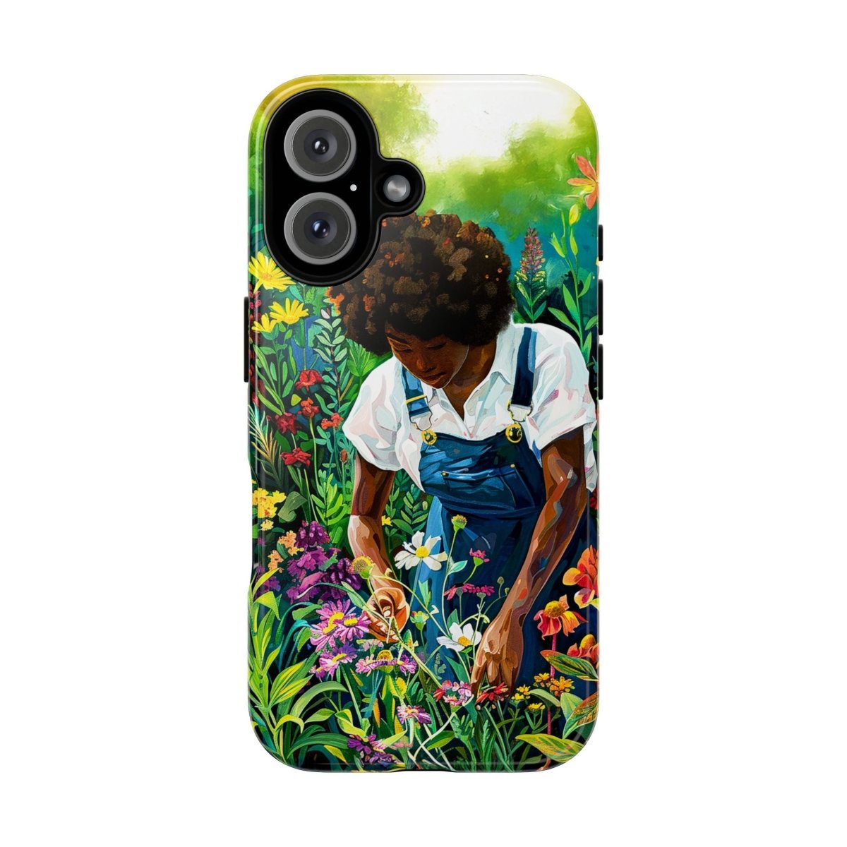 Garden Woman Phone Case - Afrocentric Art by The Trini Gee