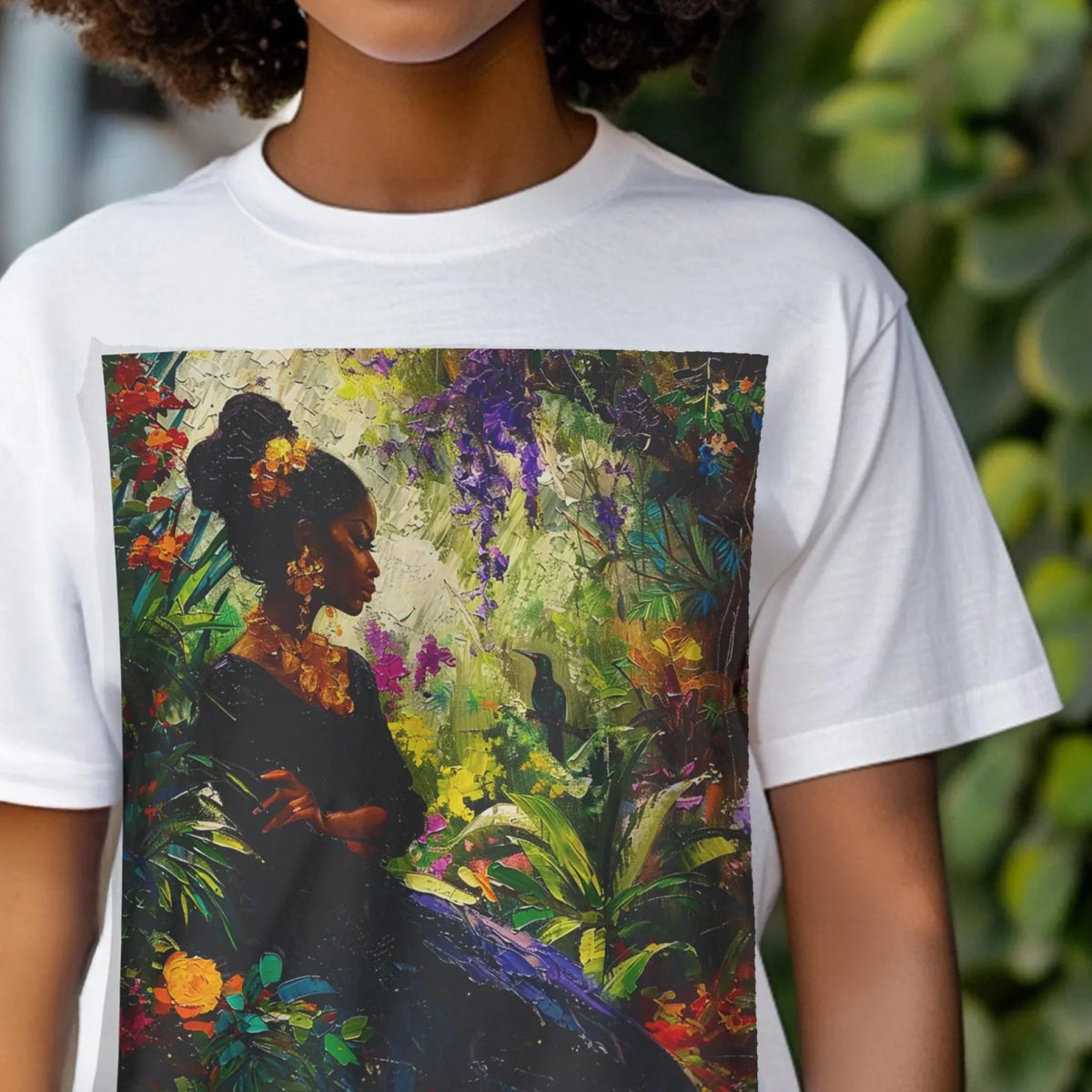 Garden Woman Shirt - The Trini Gee