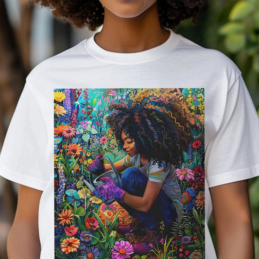 Garden Woman Shirt - The Trini Gee