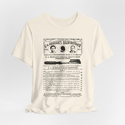 Garrett A. Morgan Hair Ad Shirt - Afrocentric Art by The Trini Gee