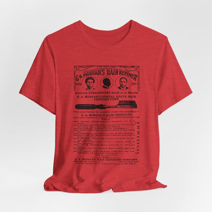 Garrett A. Morgan Hair Ad Shirt - Afrocentric Art by The Trini Gee