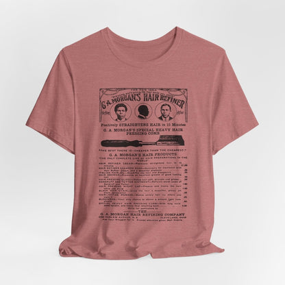 Garrett A. Morgan Hair Ad Shirt - Afrocentric Art by The Trini Gee