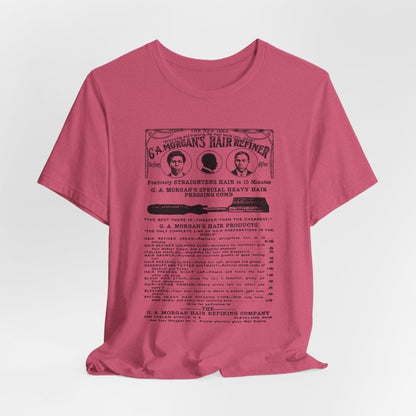 Garrett A. Morgan Hair Ad Shirt - Afrocentric Art by The Trini Gee
