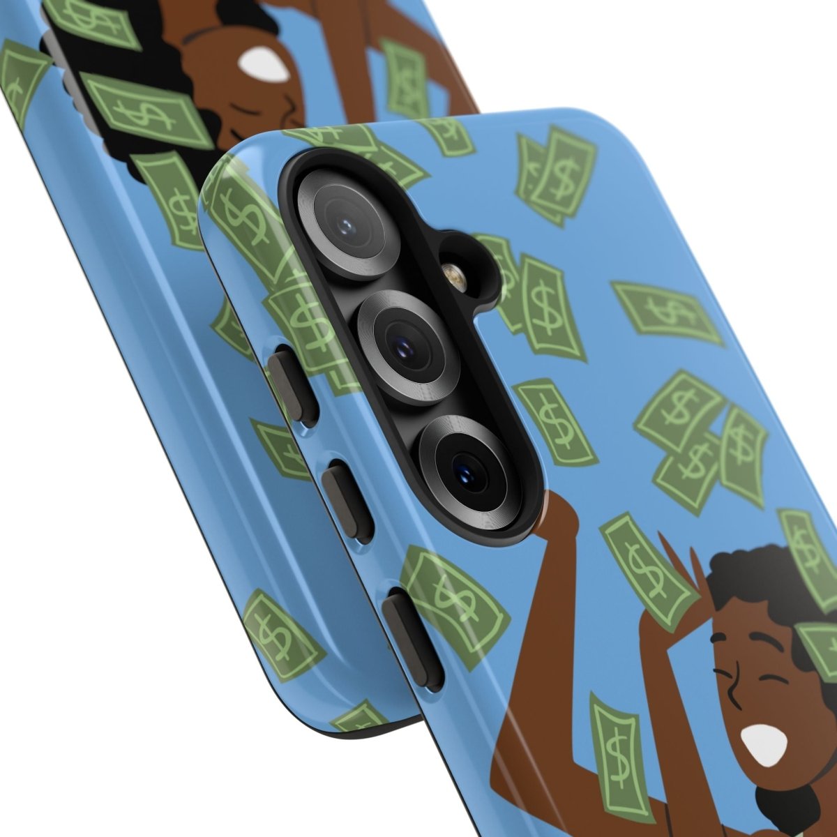 Get Money Phone Case - Afrocentric Art by The Trini Gee