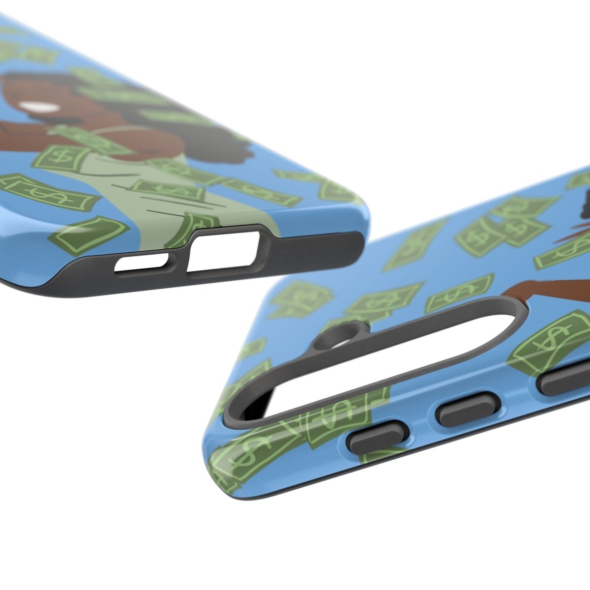 Get Money Phone Case - Afrocentric Art by The Trini Gee