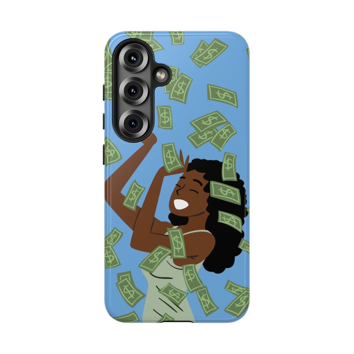 Get Money Phone Case - Afrocentric Art by The Trini Gee