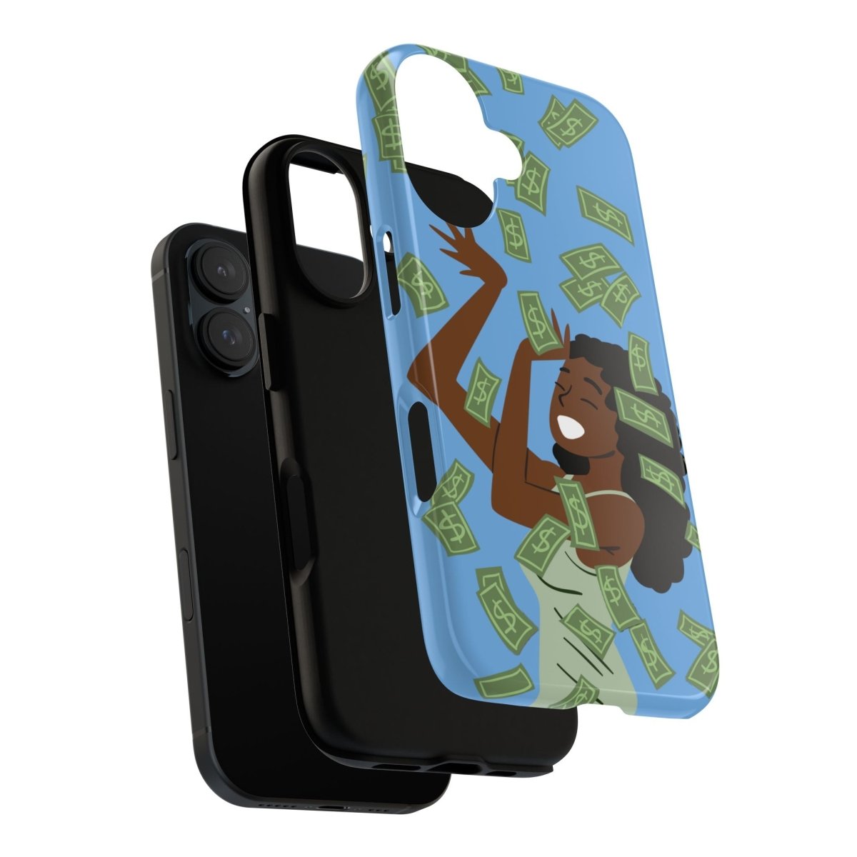 Get Money Phone Case - Afrocentric Art by The Trini Gee