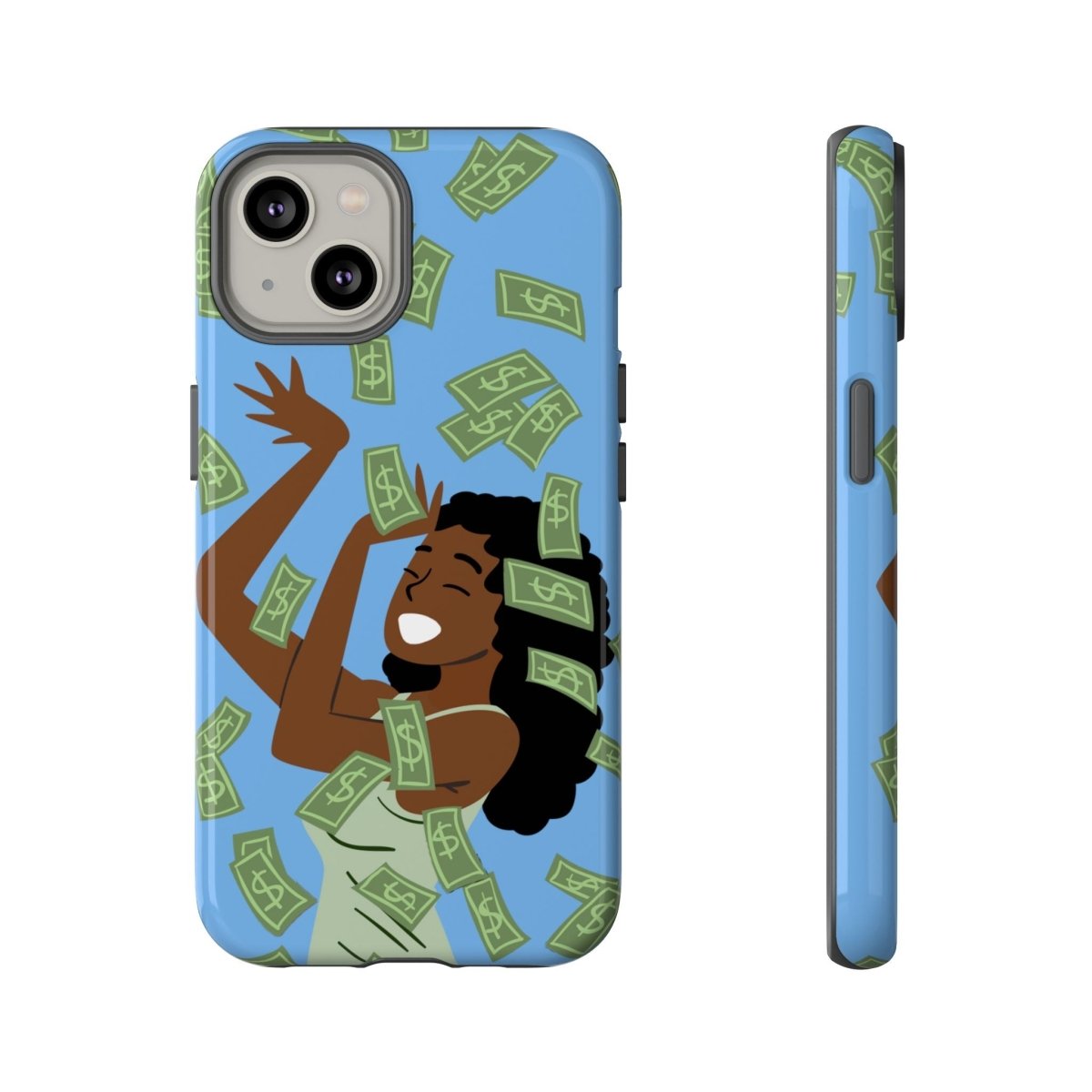 Get Money Phone Case - Afrocentric Art by The Trini Gee