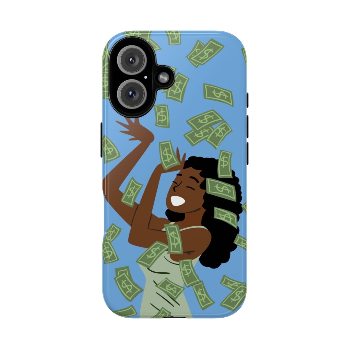 Get Money Phone Case - Afrocentric Art by The Trini Gee