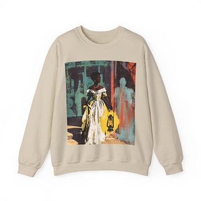 Ghost Walk Sweatshirt - Afrocentric Art by The Trini Gee