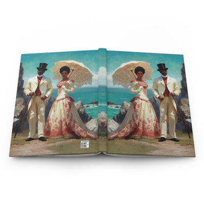 Gilded Couple Journal - Afrocentric Art by The Trini Gee