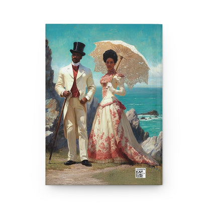 Gilded Couple Journal - Afrocentric Art by The Trini Gee