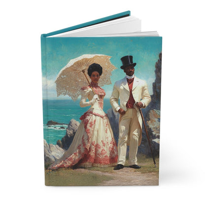 Gilded Couple Journal - Afrocentric Art by The Trini Gee