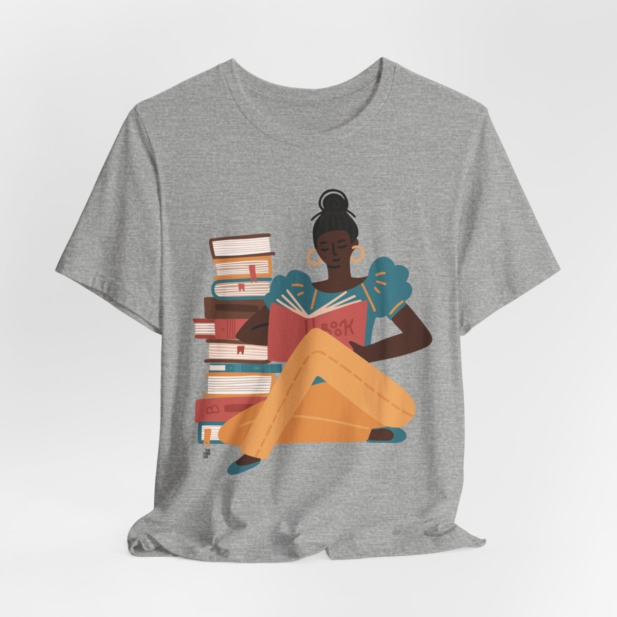 Girl Reading Shirt - The Trini Gee
