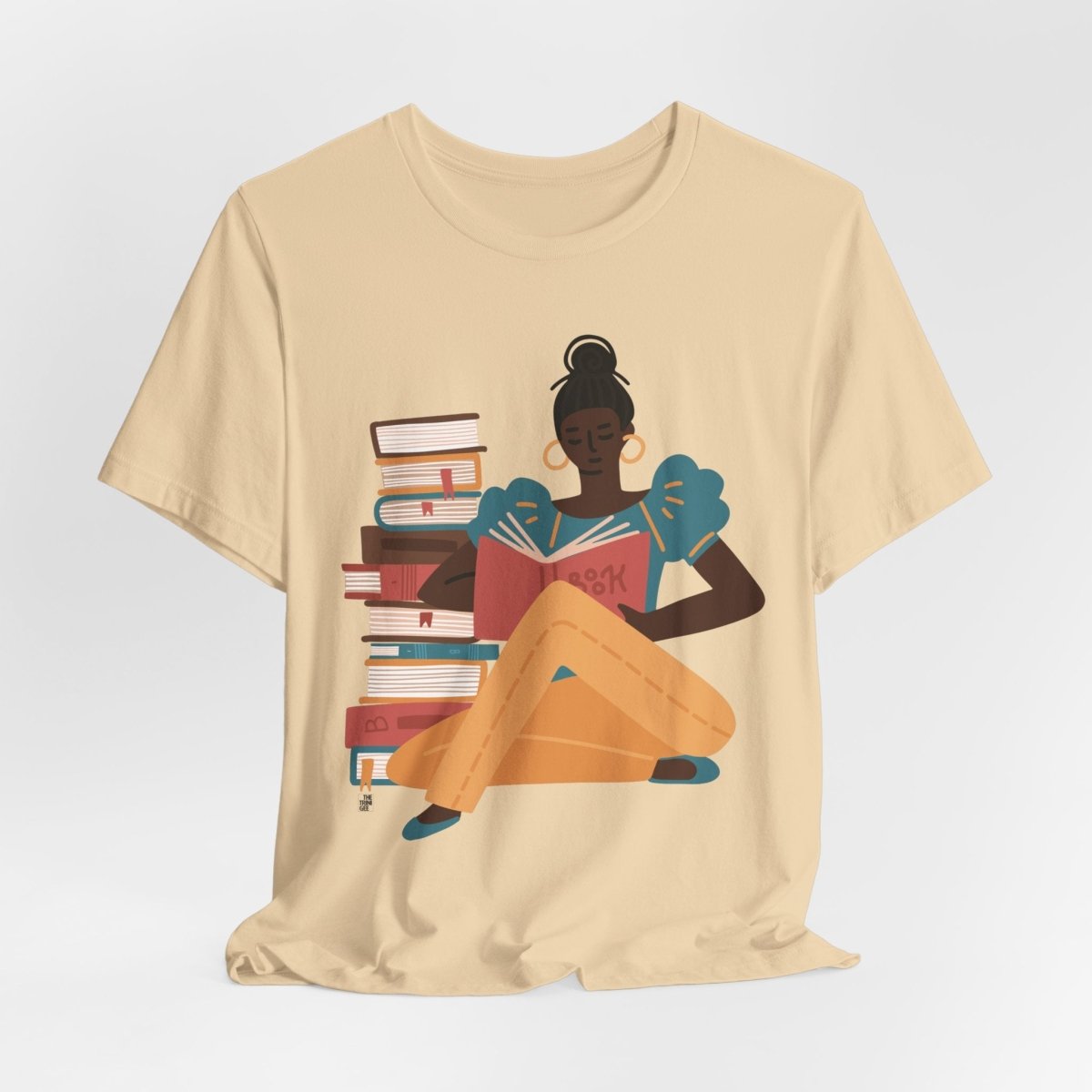 Girl Reading Shirt - The Trini Gee