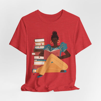Girl Reading Shirt - The Trini Gee