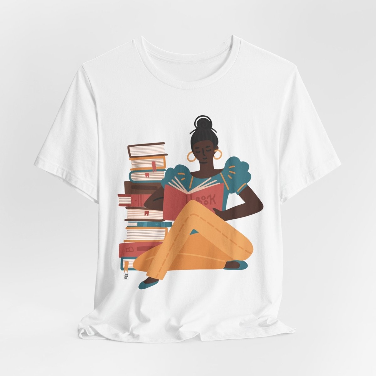 Girl Reading Shirt - The Trini Gee