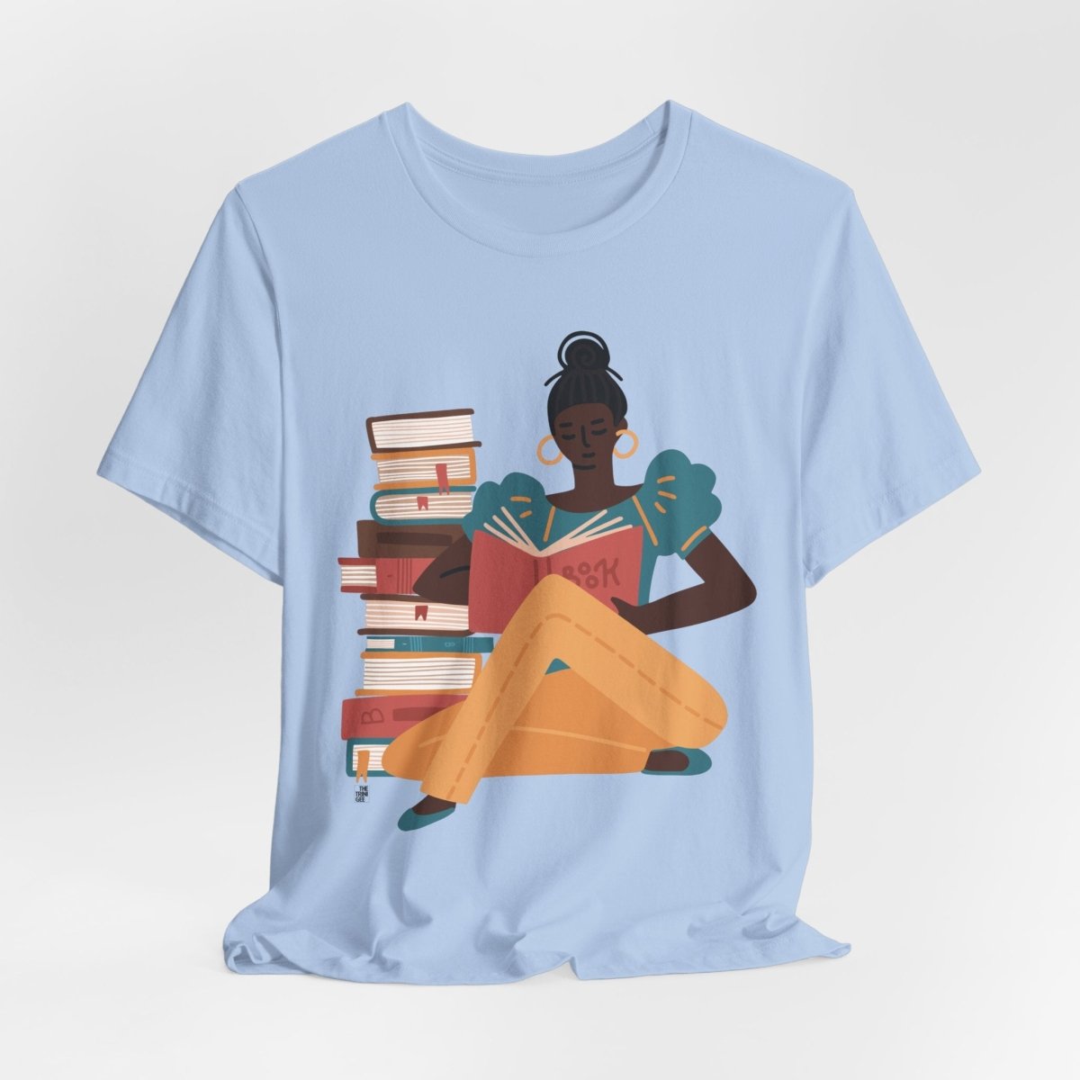Girl Reading Shirt - The Trini Gee