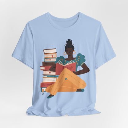 Girl Reading Shirt - The Trini Gee