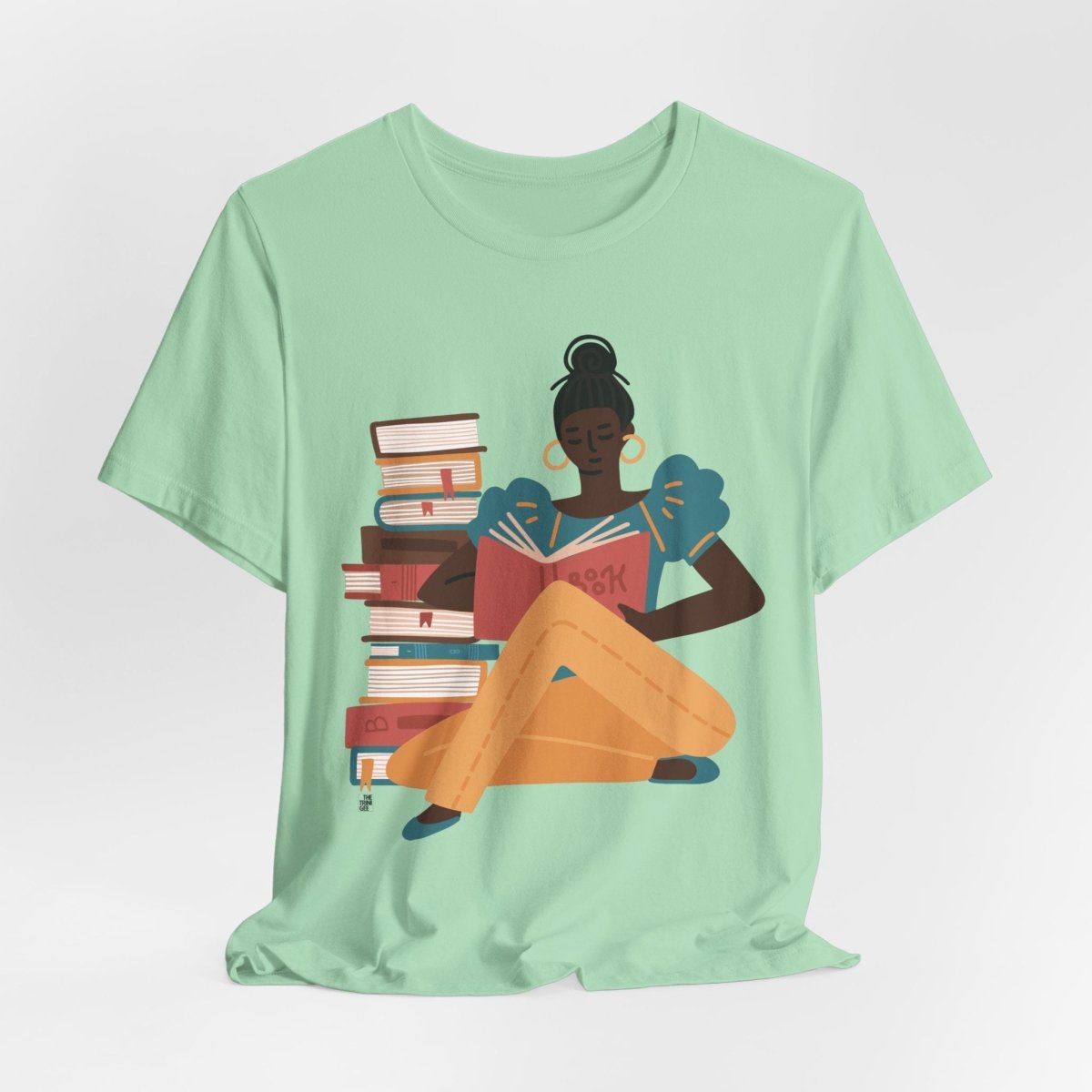 Girl Reading Shirt - The Trini Gee
