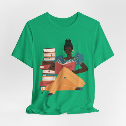 Girl Reading Shirt - The Trini Gee