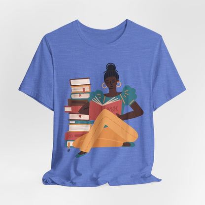 Girl Reading Shirt - The Trini Gee