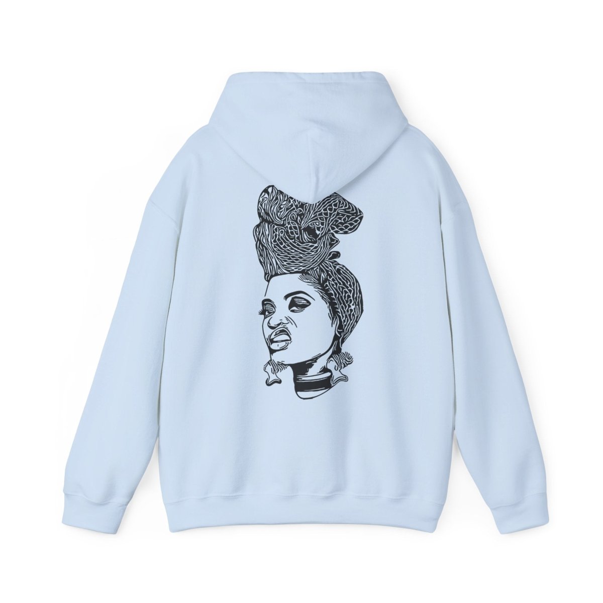 Girl with Attitude Hoodie - Afrocentric Art by The Trini Gee