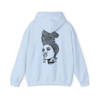 Girl with Attitude Hoodie - Afrocentric Art by The Trini Gee