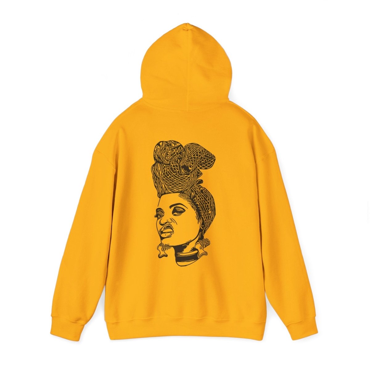 Girl with Attitude Hoodie - Afrocentric Art by The Trini Gee