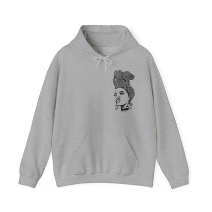 Girl with Attitude Hoodie - Afrocentric Art by The Trini Gee