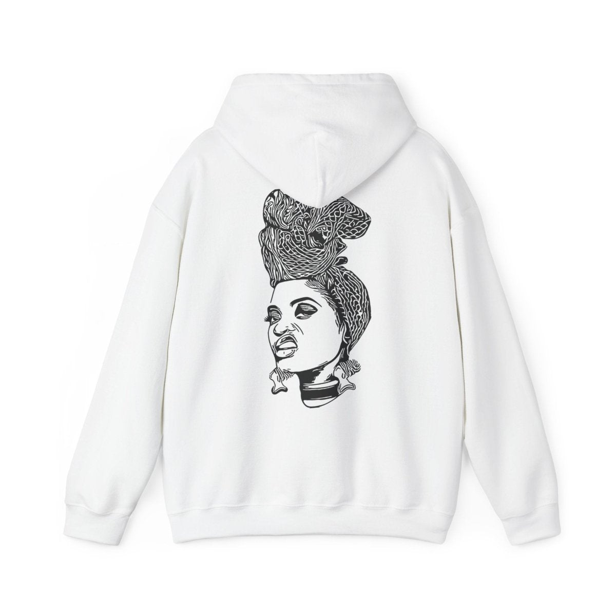 Girl with Attitude Hoodie - Afrocentric Art by The Trini Gee