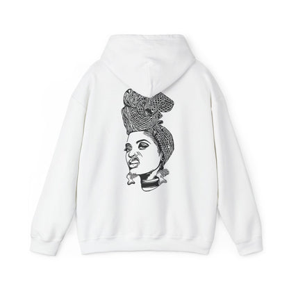Girl with Attitude Hoodie - Afrocentric Art by The Trini Gee