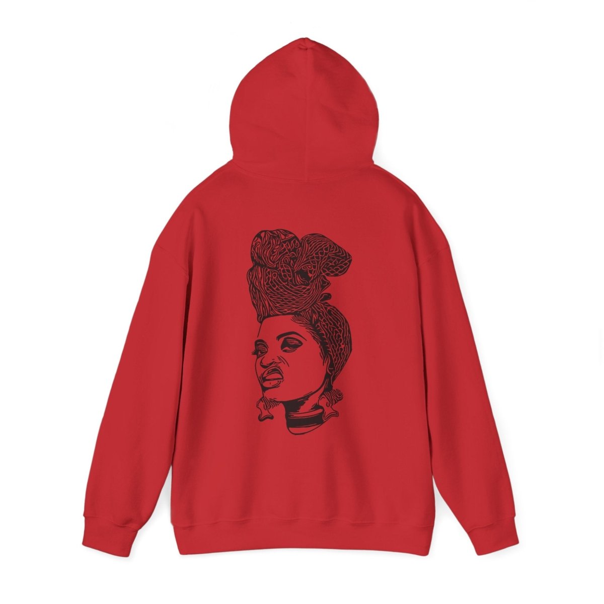 Girl with Attitude Hoodie - Afrocentric Art by The Trini Gee