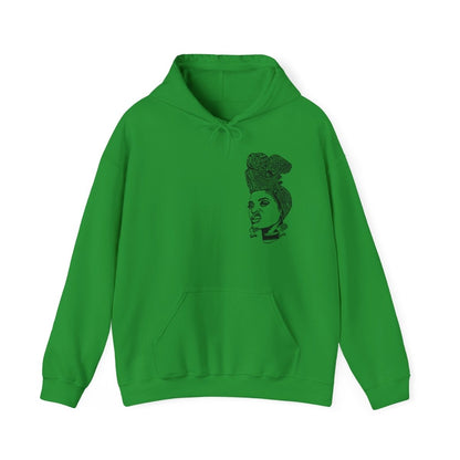 Girl with Attitude Hoodie - Afrocentric Art by The Trini Gee