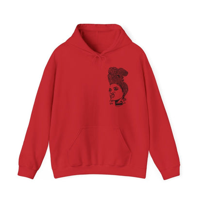 Girl with Attitude Hoodie - Afrocentric Art by The Trini Gee