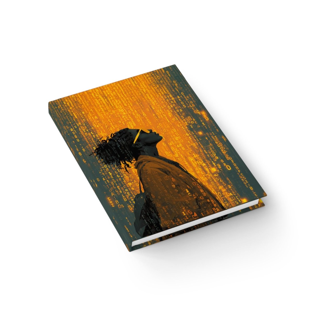 Golden Digital Journal - Afrocentric Art by The Trini Gee