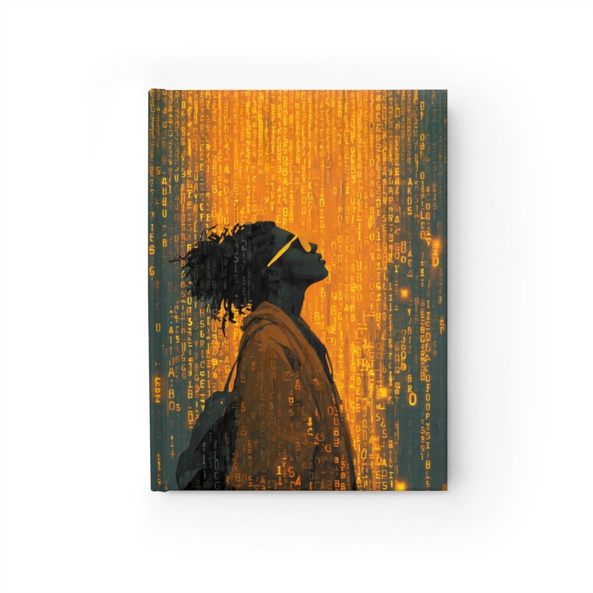 Golden Digital Journal - Afrocentric Art by The Trini Gee