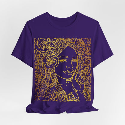 Golden Goddess Shirt - Afrocentric Art by The Trini Gee